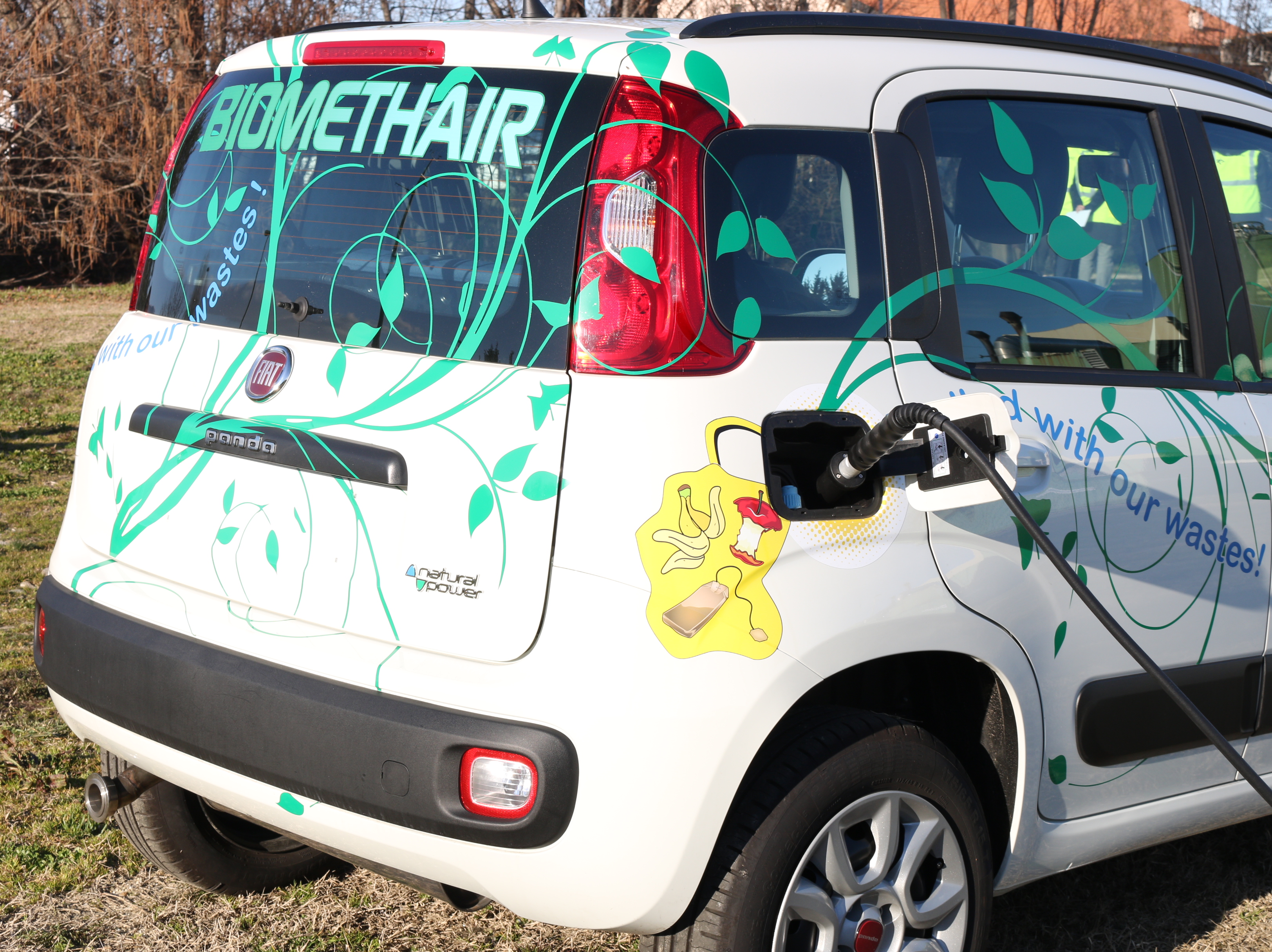 Biomethair: una Fiat Panda alimentata con scarti alimentari