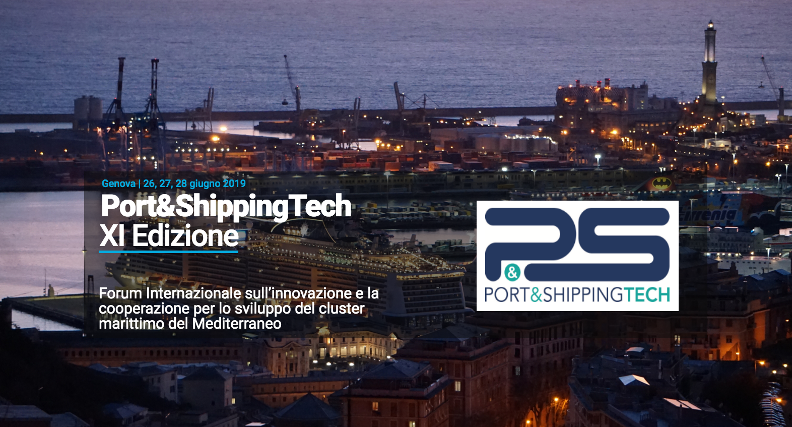 Cluster al Port&ShippingTech nell’ambito della Genoa Shipping Week