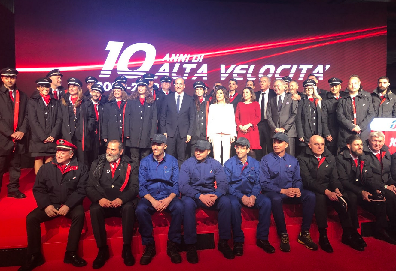 Alta velocità, Gruppo Fs festeggia i 10 anni