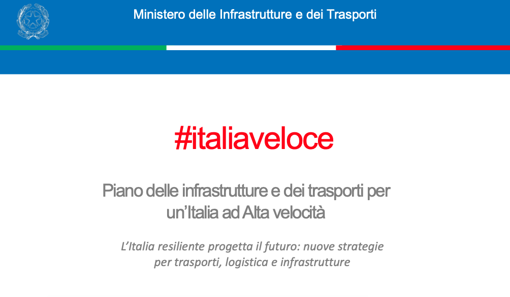 “Italia veloce”, il piano del MIT per sbloccare le grandi opere