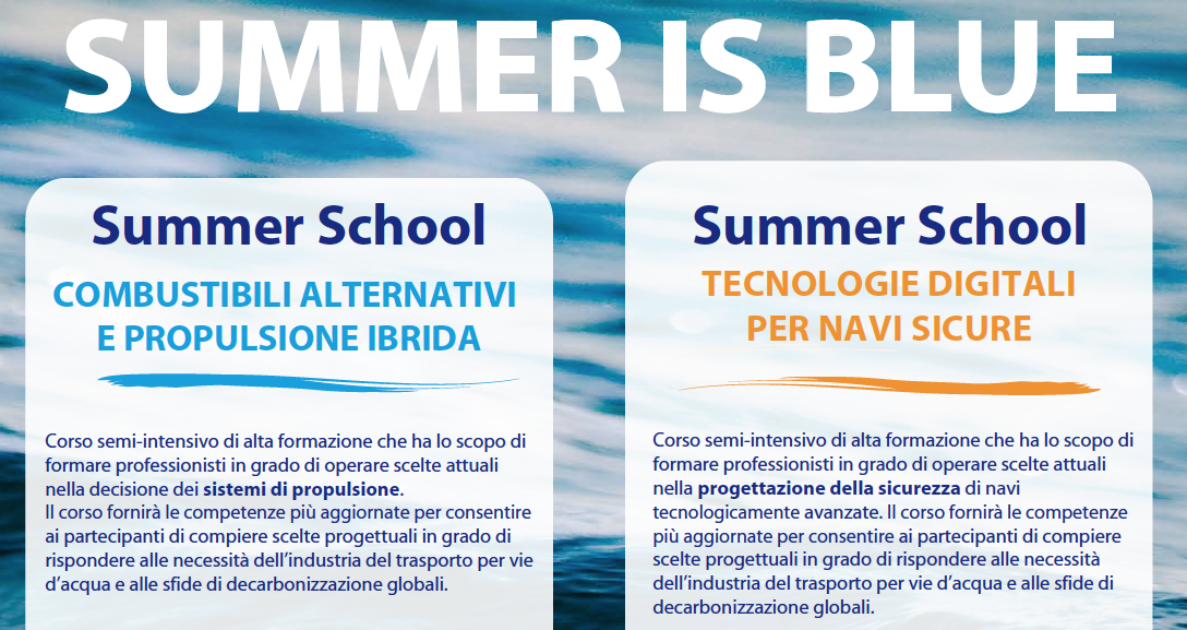 Maritime Technology Cluster FVG: aperte le iscrizioni  per le Summer School 2021