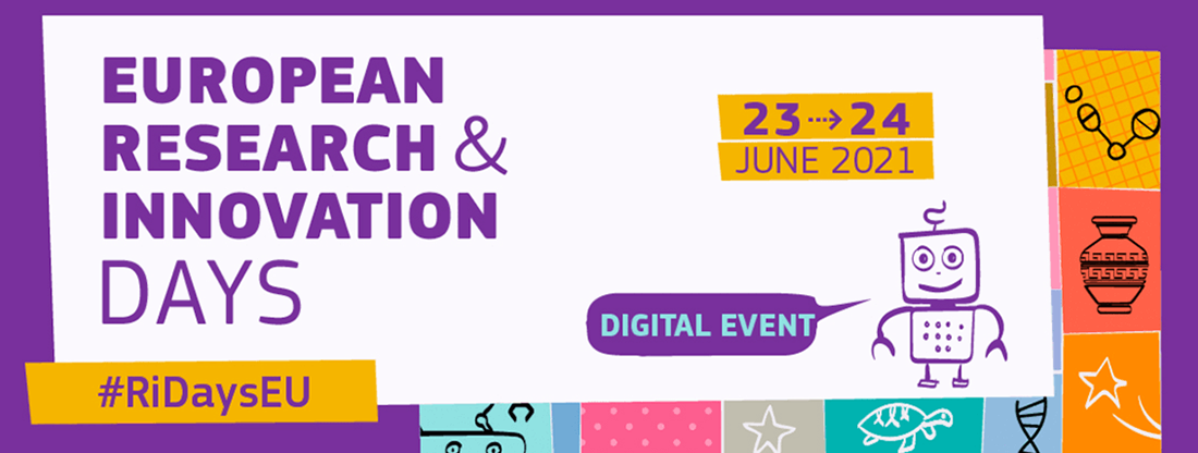 Giornate europee della ricerca e dell’innovazione: appuntamento online il 23 e 24 giugno 2021
