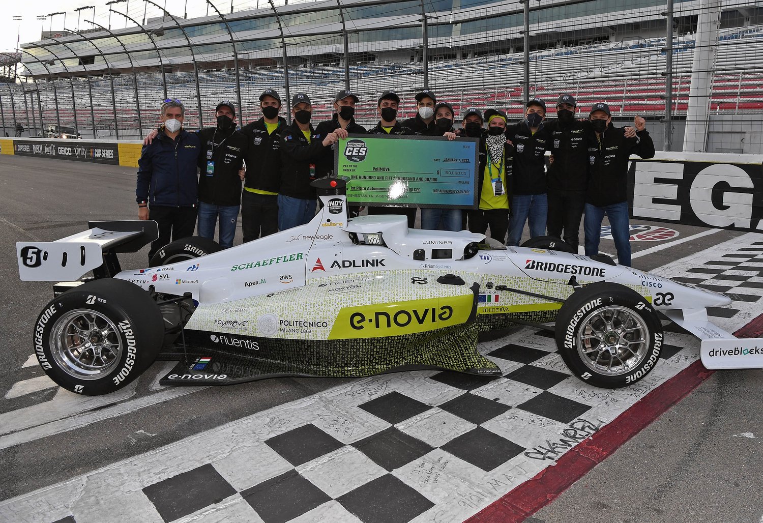 Guida autonoma: il team del Politecnico di Milano vince la Autonomous Challenge @ CES Las Vegas