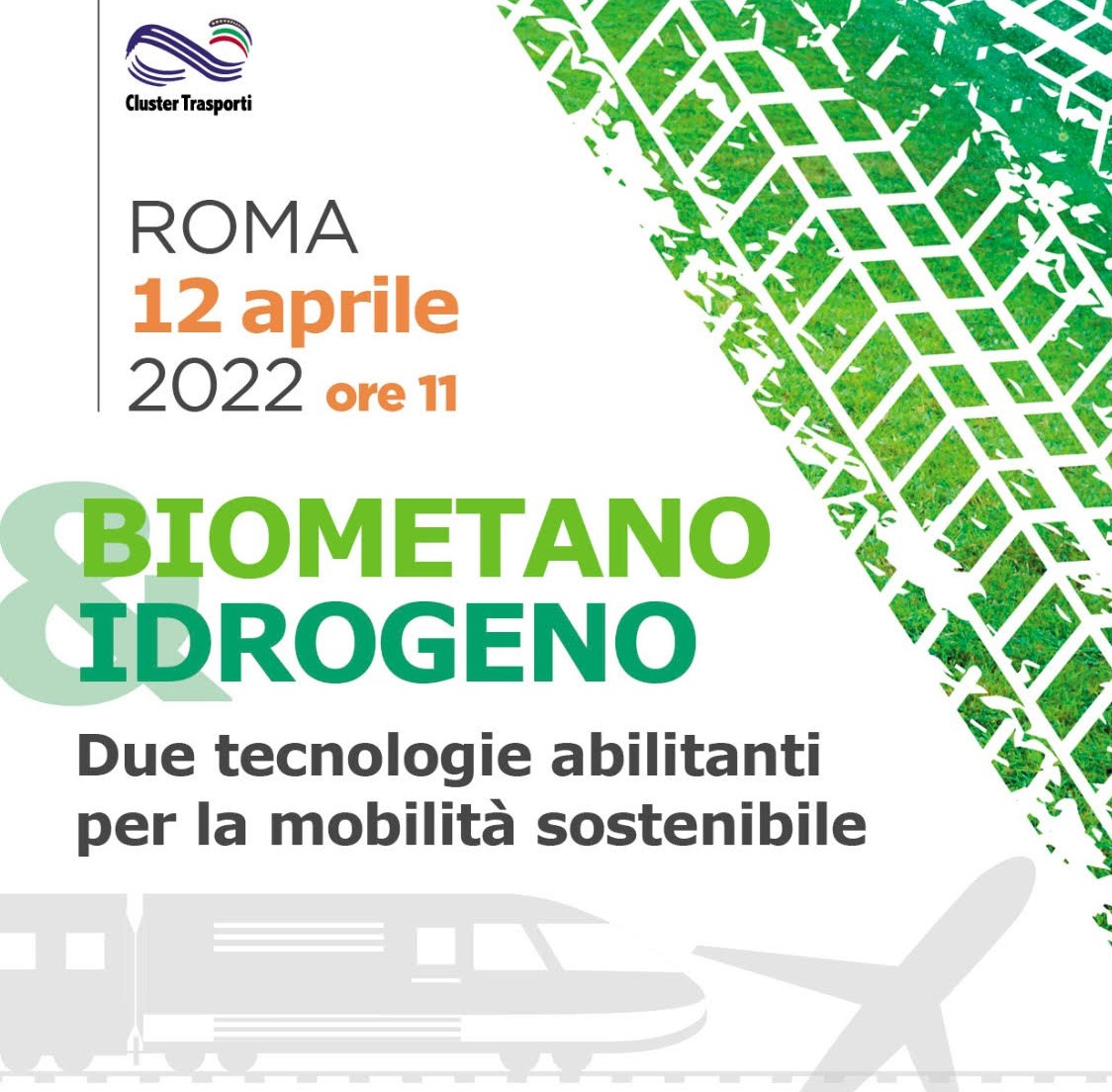 Biometano & Idrogeno – il 12 aprile il convegno del Cluster Trasporti