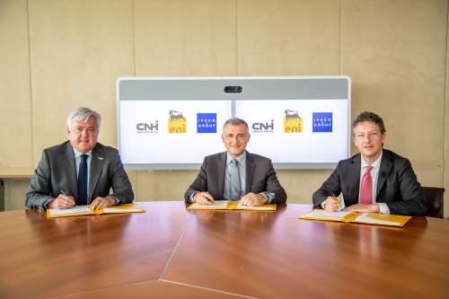 Agricoltura e trasporti sempre più sostenibili: un memorandum di intesa tra Eni, CNH Industrial e Iveco
